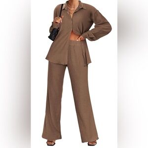 Taupe Ribbed Knit Sweater